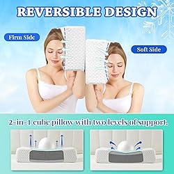 HARBOREST Ice Cube Cooling Pillow for Side Sleepers