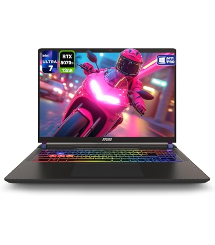 Amazon.com: msi Vector 16 HX AI Gaming Laptop, Intel Ultra 7-255HX