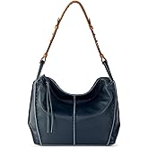 The Sak Los Feliz Hobo Purse - Premium Large Leather Women's Handbag for Everyday & Travel - Durable Purse With Zipper Pocket