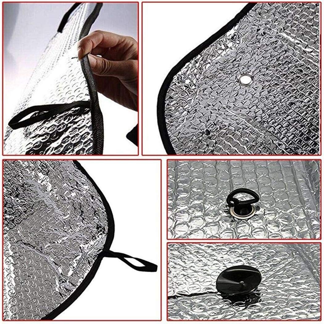 Kaimu Foldable Front Rear Windshield Car Window Sun Visors Sunshade Cover Block Windshield Sunshades