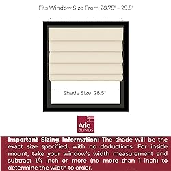Arlo Blinds Cordless Fabric Roman Shades Light