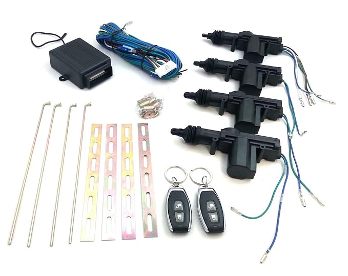 Other 4 DOOR UNIVERSAL CAR SECURITY REMOTE CENTRAL LOCKING KIT + 2