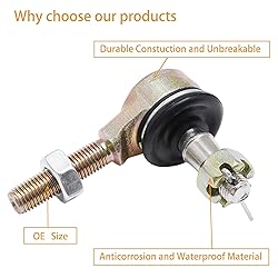 Tie Rod End Kit, Compatible With 1987-2006 Yamaha