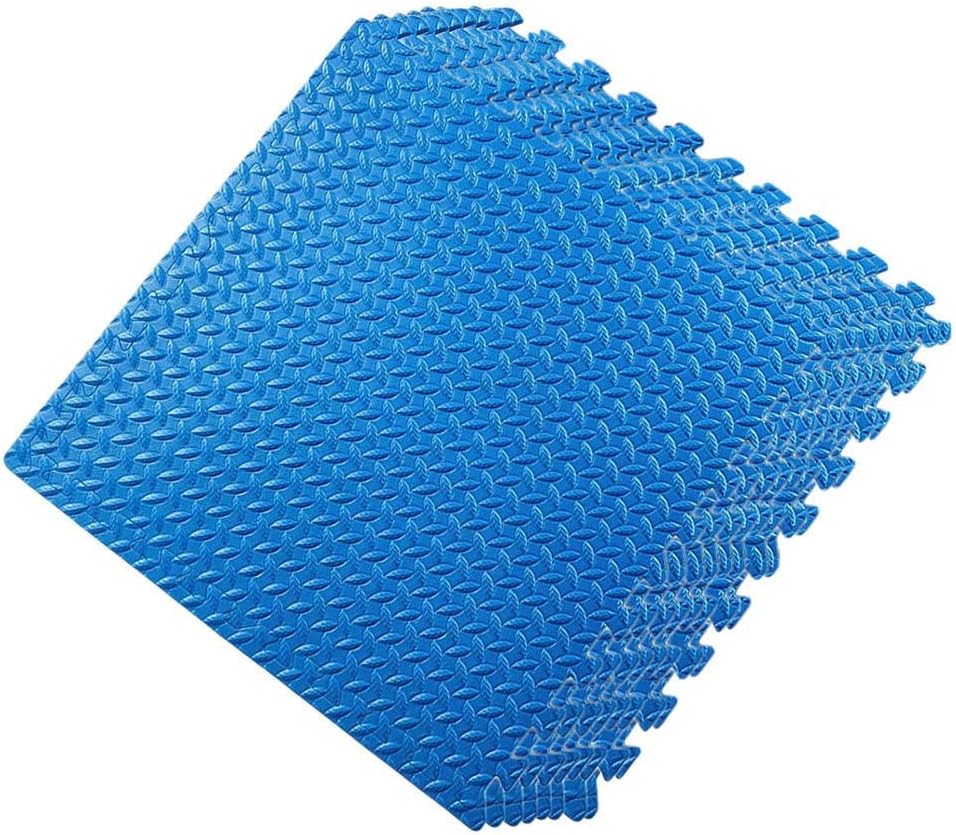 Blackpoolfa Exercise Mat with EVA Foam Interlocking Tiles