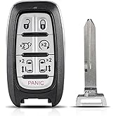 GZXNKEY Smart Key Fob Replacement Remote Fob for Chrysler Pacifica 2017 2018 2019 2020 2021 2022 2023 2024 Chrysler Voyager 2020-2024 Proximity Keyless Entry Remote M3N-97395900 7 Buttons