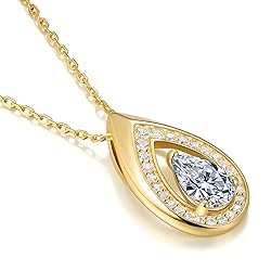 Kstyle 14k Gold Moissanite Necklaces for Women Wife