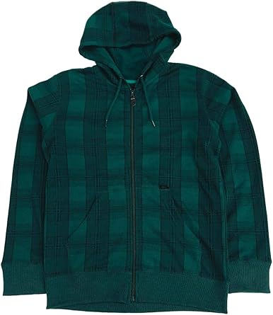 green plaid hoodie