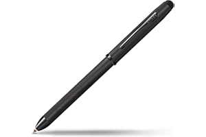 Cross Tech3+ Refillable Tech3+ Presented in a Premium Gift Box - Medium Point, Black Ink, Black