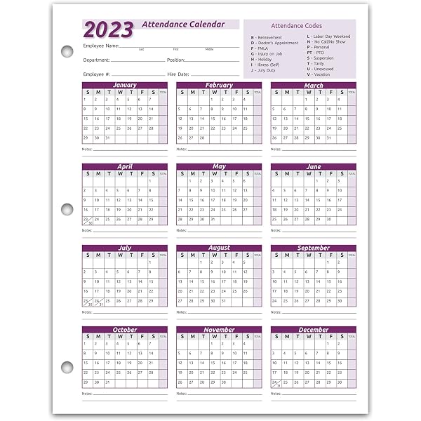 Amazon.com: 2023 Employee Attendance Calendar Work Tracker Book: For 70 Employees. Staff Daily Attendance Calendar Book For Tracking Punctuality, Vacation and Sick Time, Time off Requests, Warnings ad Much More: Bewley Publications, amazon-com-2023-employee-attendance-calendar-work-tracker-book-for-70-employees-staff-daily-attendance-calendar-book-for-tracking-punctuality-vacation-and-sick-time-time-off-requests-warnings-ad-much-more-bewley-publications