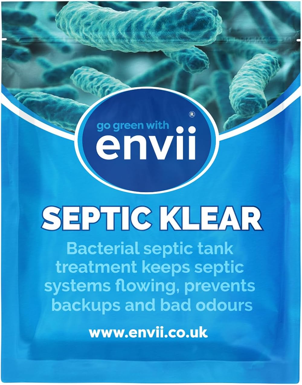 Envii Septic Klear Septic Tank Treatment 24 Tablets Bacteria Enzymes