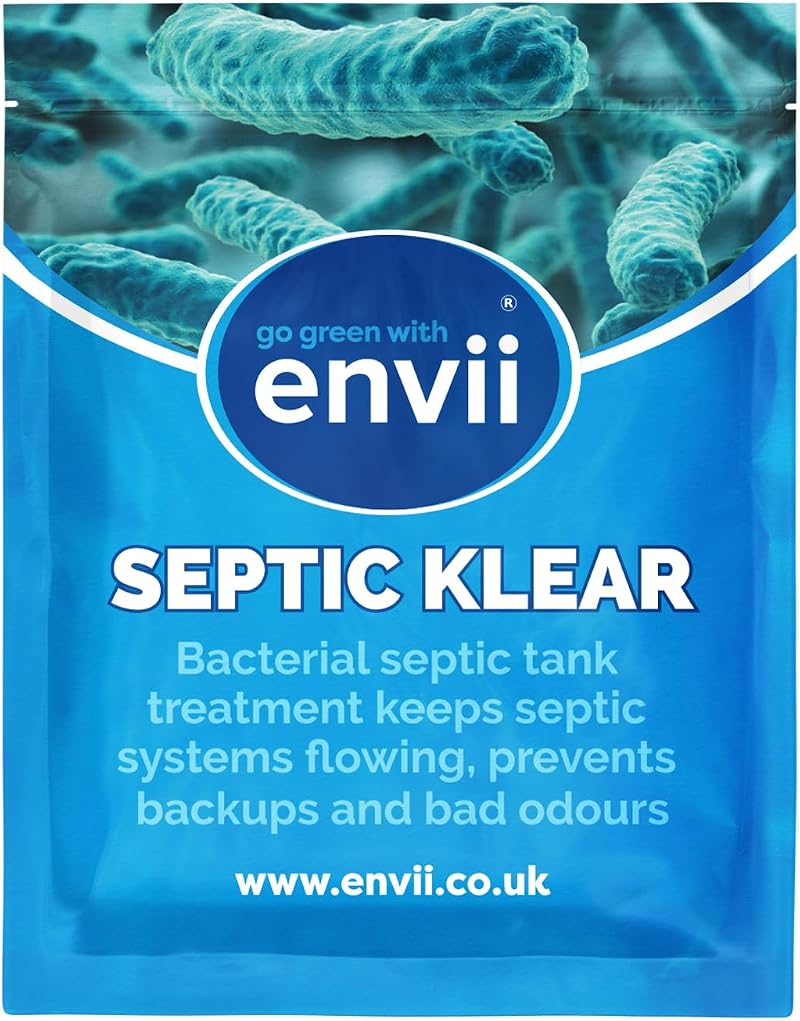 Envii Septic Klear Septic Tank Treatment 24 Tablets Bacteria Enzymes