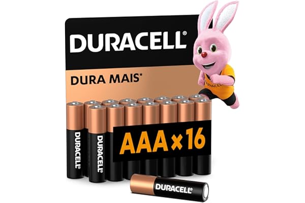 Duracell Pilha Alcalina AAA Palito Com 16
