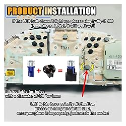 smilfuy 10PCS T10 194 168 LED Light Bulbs, Dash