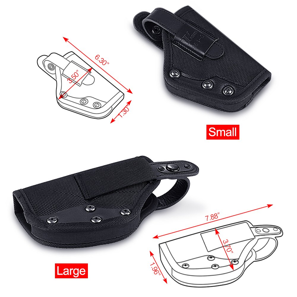 LATIT OWB Holster, Concealed Carry, Removable Thumb Strap, Right Handed Use Only, Outside The Waistband Belt Holster