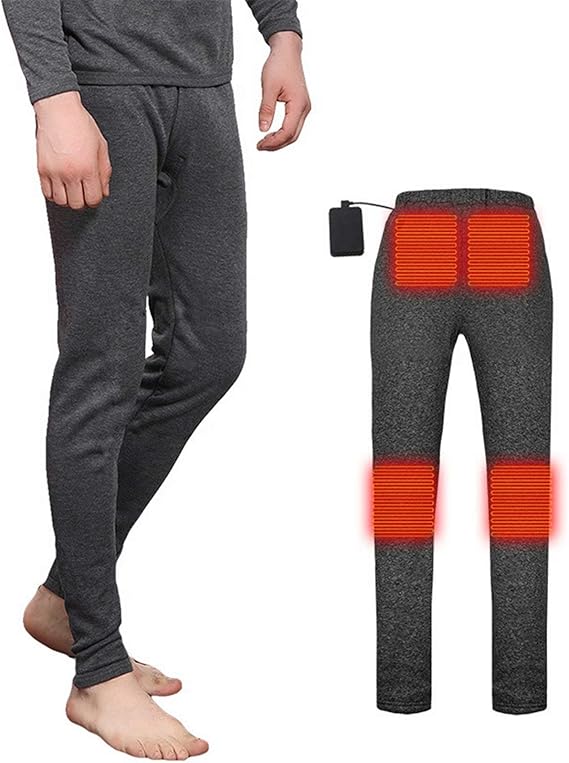 Amazon Eleitchtee 電熱パンツ メンズ 冬パンツ 裏ボア スキニー ヒートパンツ ヒーター付きパンツ 暖パン ウォームパンツ Usb式 ストレッチ インナーウェア 速暖 お年寄り ロングパンツ 通販