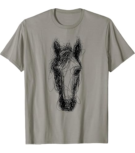 Amazon.com: Horse Vintage Design - Horse Print T-Shirt, Girls