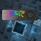 Hausdec M2 SSD Heatsink Cooler 5V ARGB M.2 2280 Solid State Drive Radiator view 4
