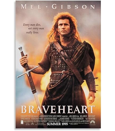 Amazon.com: Braveheart Poster Movie 11x17 Mel Gibson Sophie