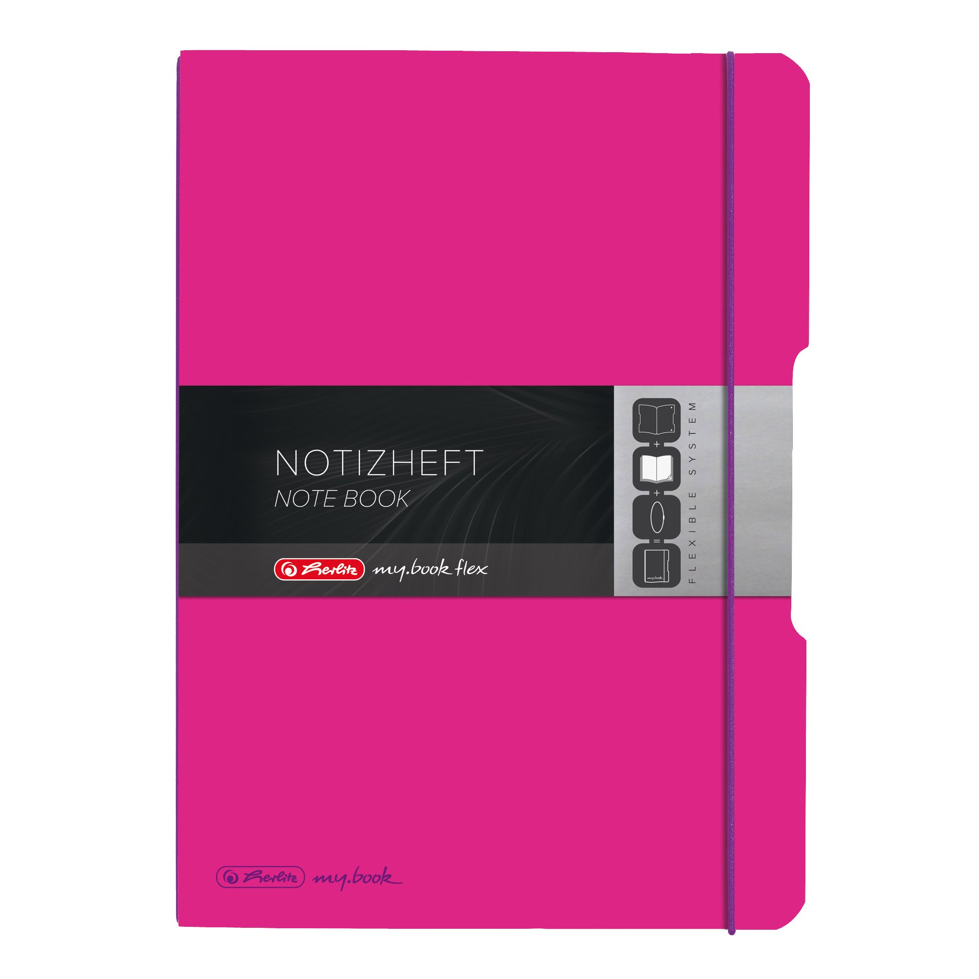Herlitz A4 My Book Flex Notebook - Pink