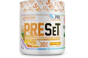 Beyond Yourself - PreSet - Energy Igniting Pre-Workout Formula 30 Servings (Orange Pineapple)