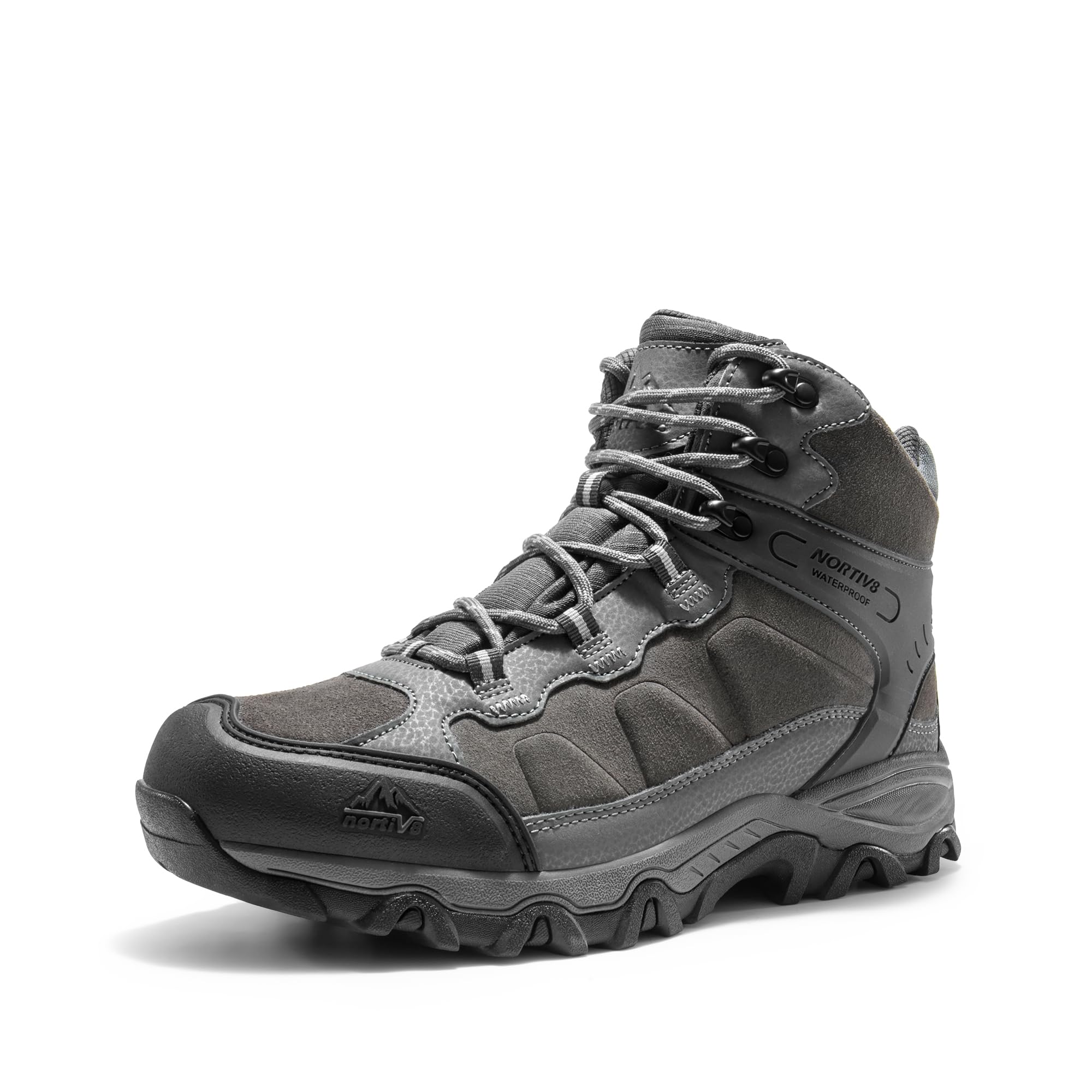 NORTIV 8 Men's Waterproof Hiking Boots Outdoor Mid