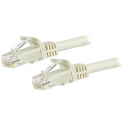 StarTech.com 5m CAT6 Ethernet Cable - White CAT 6