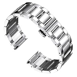 BINLUN Thick Stainless Steel Watch Band Metal Heavy