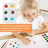 Gunwon 10PCS Mini Paint Tray Palette with 6 Wells for Watercolor & Acrylic view 7