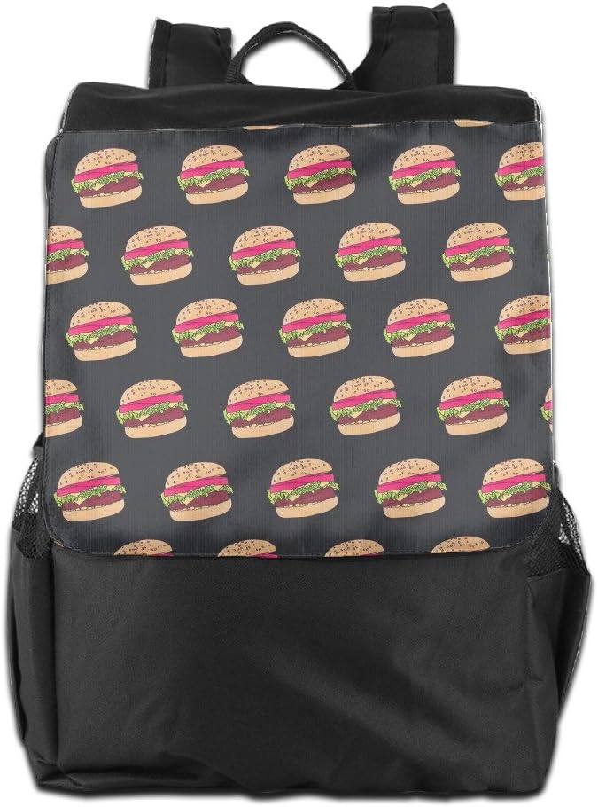 OTDR School Bookbags Super Popular Burger Canvas School Backpack