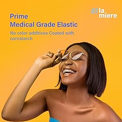 100 Pack Orthodontic Elastics Dental Rubber Bands