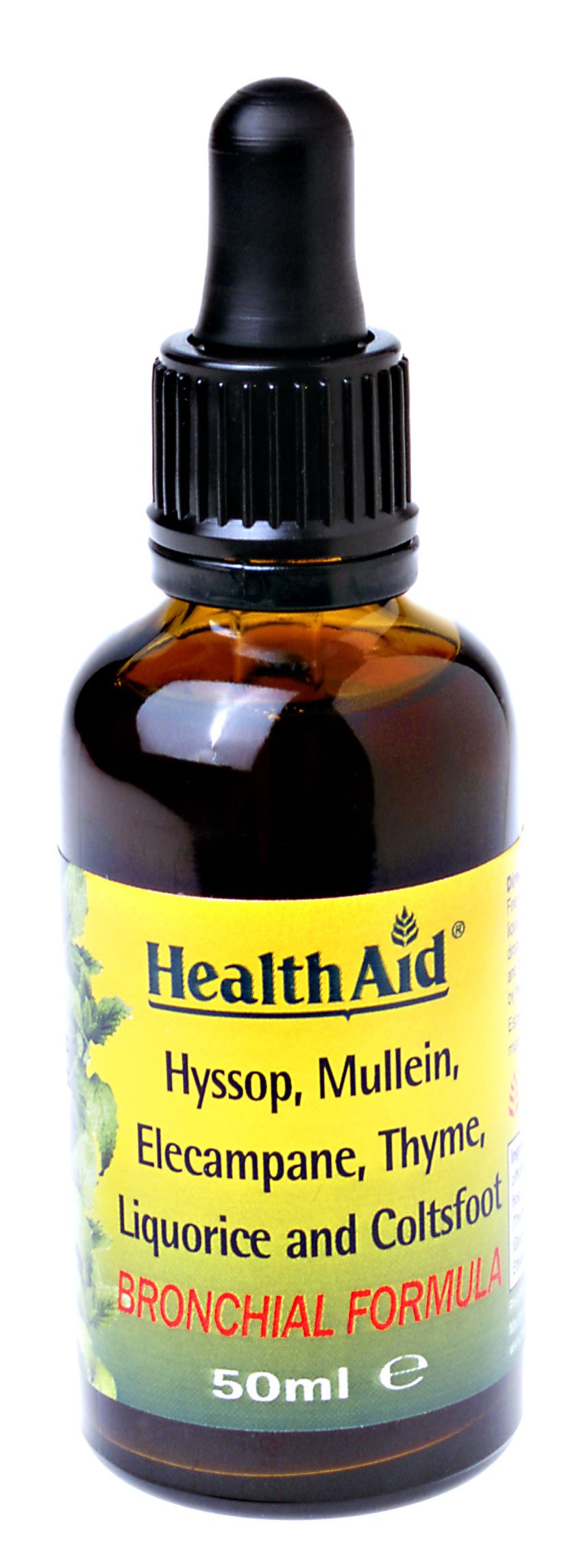 HealthAid Bronchial Formula (Hyssop, Liquorice, Coltsfoot) Liquid 50ml