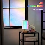 Beautysaid Stained Glass Window Film Rainbow Privacy Frosted 200cm view 7