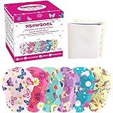 Meowgool Adhesive Eye Patches for Kids with Lazy Eye, 30+3 Bonus Patches, Adhesive Bandages for Amblyopia 6 Fun Girls Designs