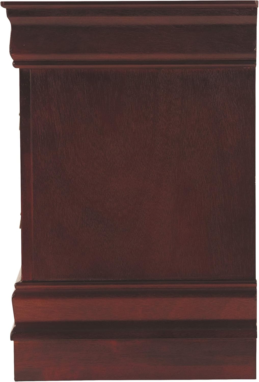 Ashley Furniture Signature Design - Alisdair Nightstand - 2 Drawers - Traditional - Rectangular - Dark Brown: Furniture & Decor