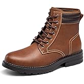 Bruno Marc Men's Dress Oxford Fashion and Comfort Ankle Lace Up Boots