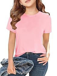 Girls Short Sleeve T Shirts Kids Summer Tops