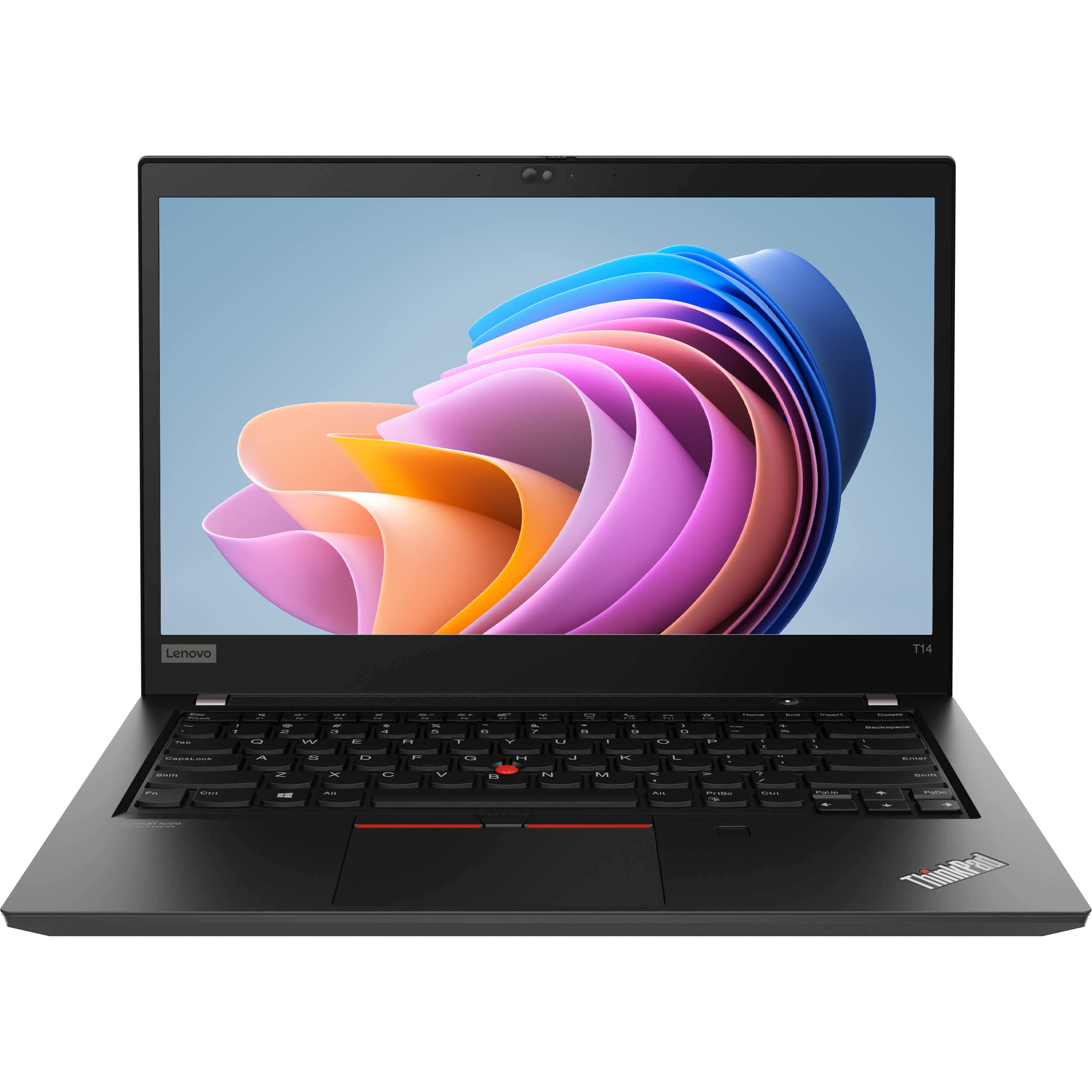 Photo 1 of Lenovo Thinkpad T14 (Gen 1) 14" Laptop, i5 10310U 1.7Ghz, 16GB DDR4, 512GB NVMe SSD, 1080p Full HD, Thunderbolt 3, HDMI, Webcam, Windows 11 Pro (Renewed)