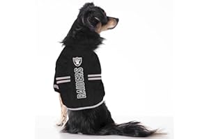 Pets First NFL Las Vegas Raiders Dog T-Shirt, Football Dogs & Cats Shirt - Durable Sports PET TEE - 3 Sizes, NFL PET Outfit, Reflective TEE Shirt in Team Color, Cool Football Dog Tee, Medium