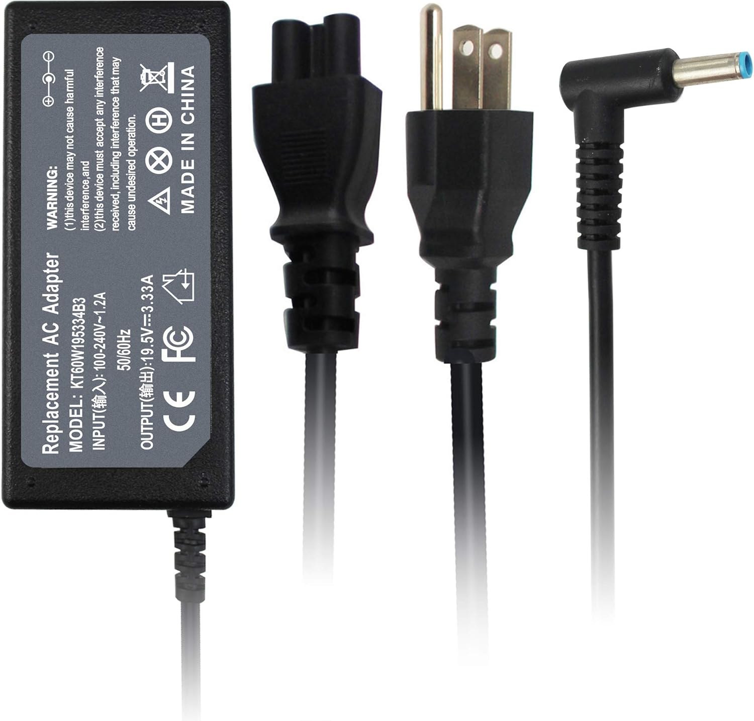 Shareway 65W AC Adapter Power Charger for HP Chromebook 14-Q020NR 14-Q010NR 14-Q030NR 14-Q039WM, Hp Envy Touchsmart 14-k00tx 14-k002tx, HP Pavilion Sleekbook 14-b000