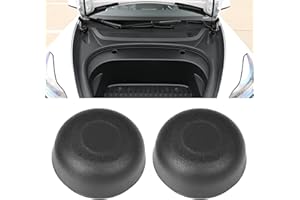 Jaronx Compatible with Tesla Wiper Arm Nut Cover Model 3/Y 2017-2023, 2PCS Front Windshield Wiper Arm Nut Cover Cap Replacement Left and Right for Tesla Model 3/Y Accessories 1106610-00-A