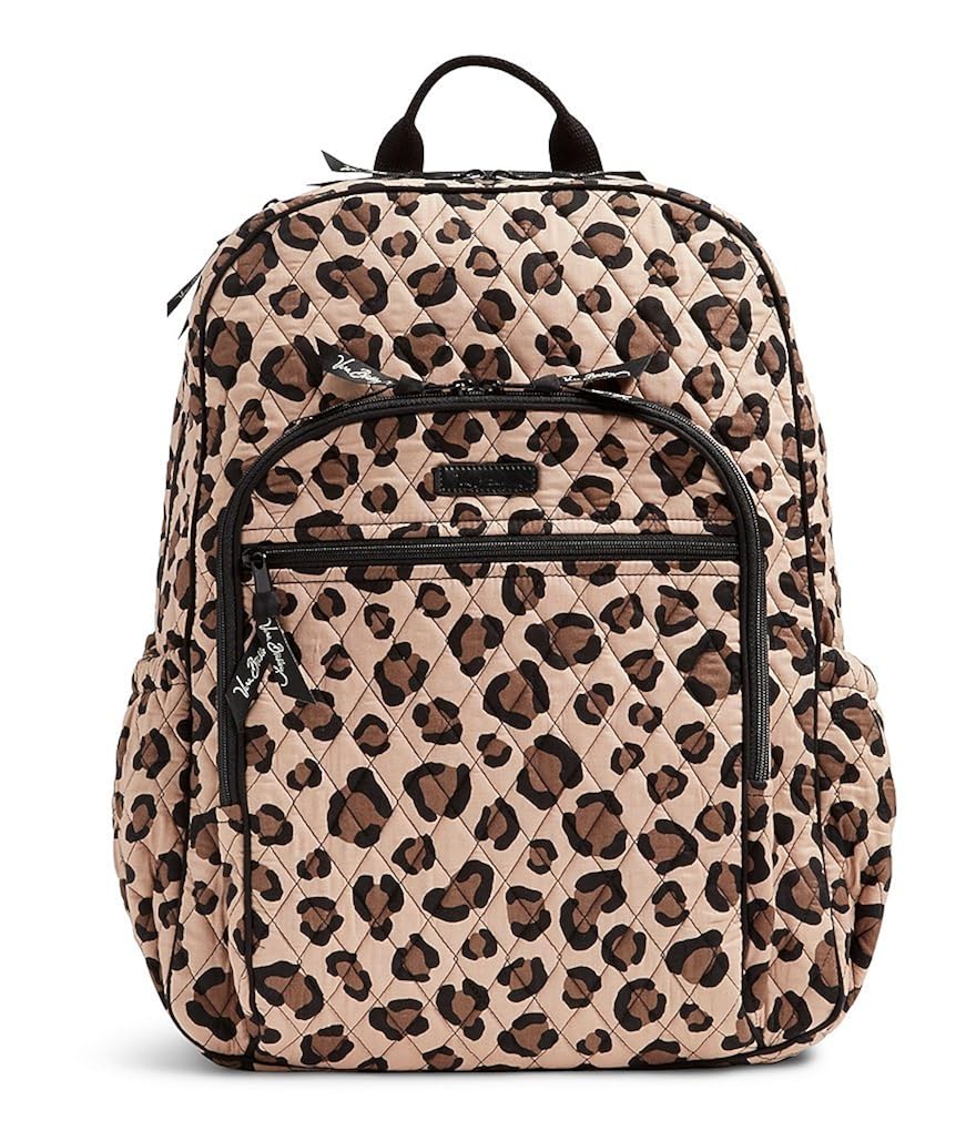 vera bradley leopard backpack