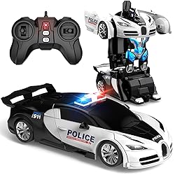 SnowRap Remote Control Transforming Car, One-Click