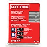 CRAFTSMAN Finish Nails, 16GA Straight Project Pack (CMFN16PP)