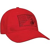 Rothco USMC Eagle, Globe and Anchor/US Flag Low Pro Cap - Patriotic Marine Corps Headwear