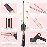 JAETON Curling Wand 9MM Tourmaline Ceramic 180/230C Dry Heat 30s view 4