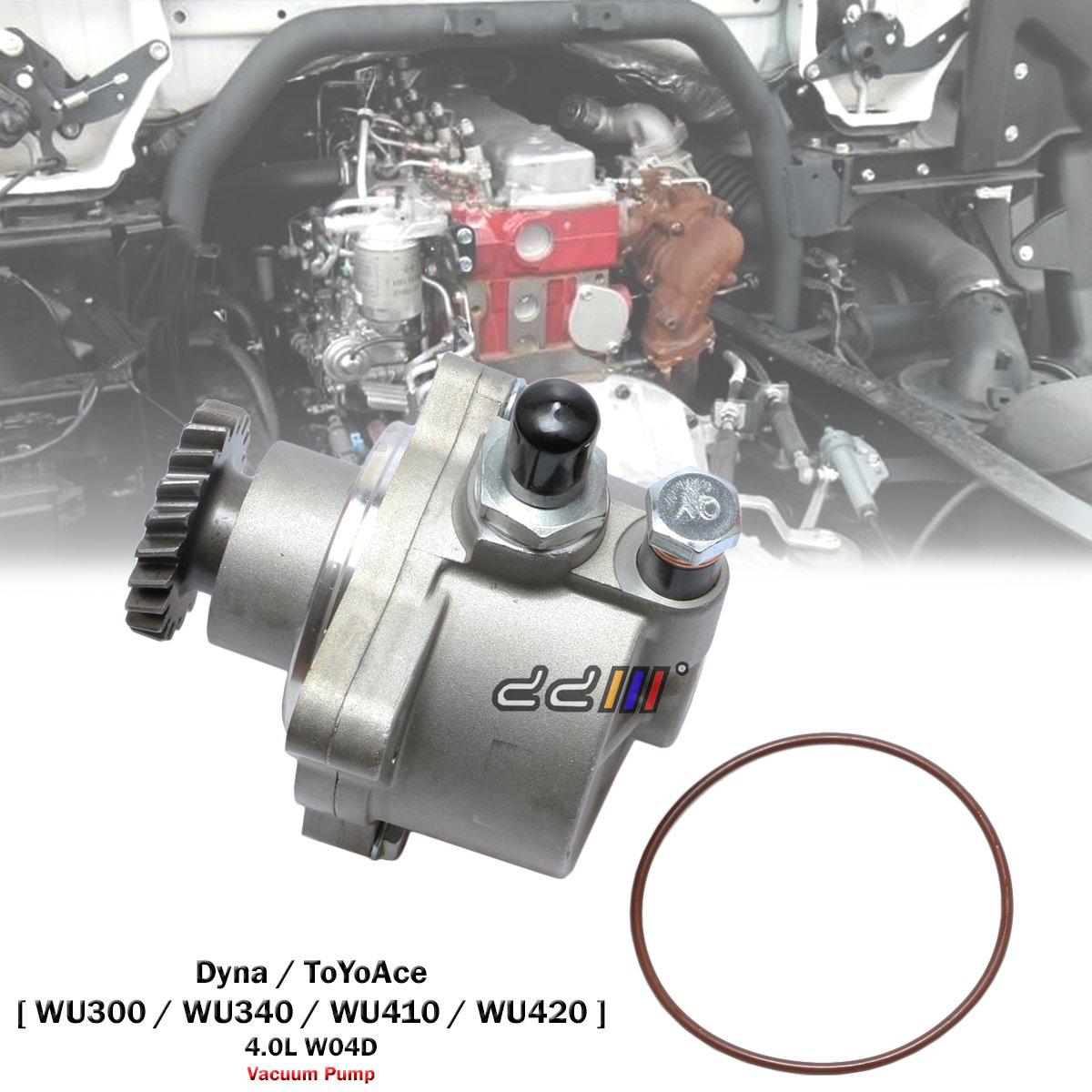 Engine Vacuum Pump For Toyota Dyna ToyoAce WU300 WU340 WU342 4.0L W04D Diesel on Galleon Philippines
