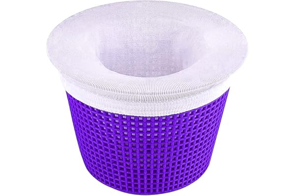 50 Pack Pool Skimmer Socks for Filters Baskets/Hot Tub Filter, Works Perfect with The Surface Skimmer for Inground and Above
