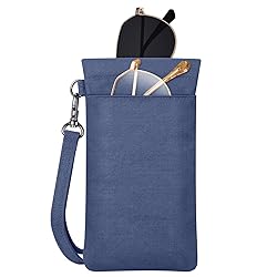 FINTIE Double Eyeglasses Pouch with Carrying
