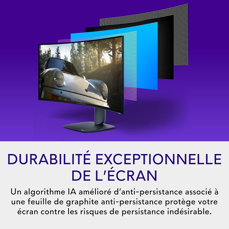 34 Écran PC Gaming - AW3425DW, WQHD (3440x1440), 240Hz, QD OLED