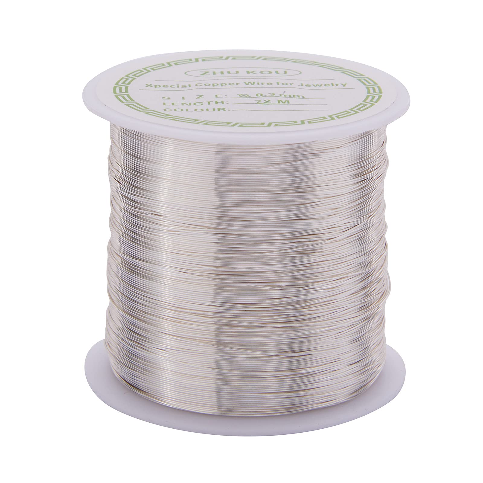 Airssory 0.3mm/28-Gauge Copper Metal Beading Wire Long-Lasting Plated for Wrapping Twist Ties DIY Craft Jewelry Making - 236-Feet/79-Yard